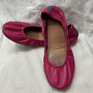 Tieks pink flats